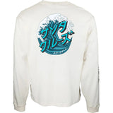 Santa Cruz Japanese Wave Dot Long Sleeve T Shirt - Off White