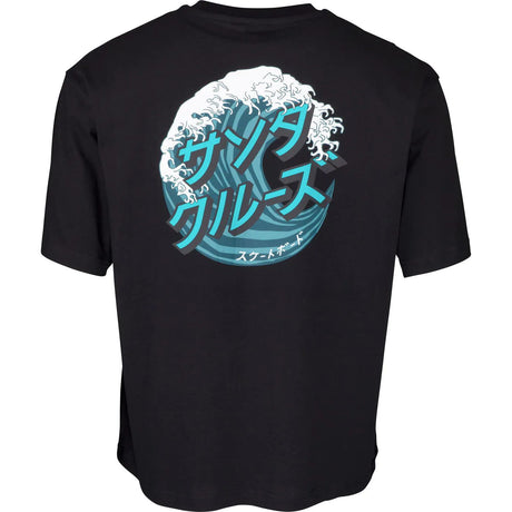 Santa Cruz Japanese Wave Dot T Shirt - Black