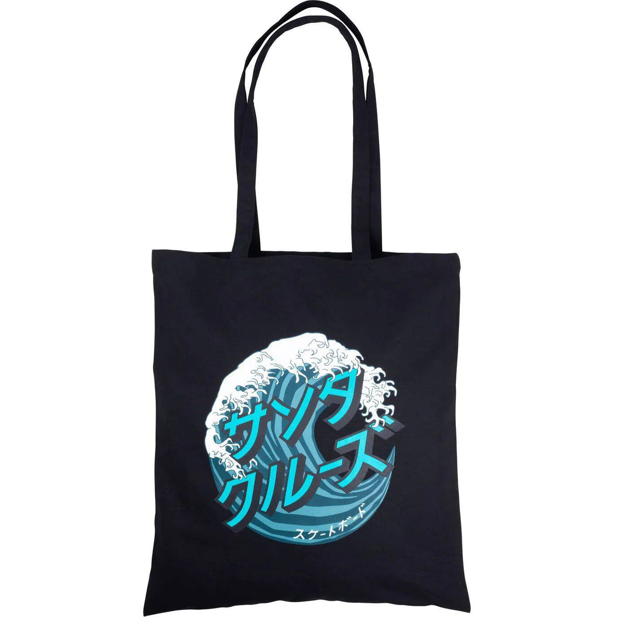 Santa Cruz Japanese Wave Dot Tote Bag - Black