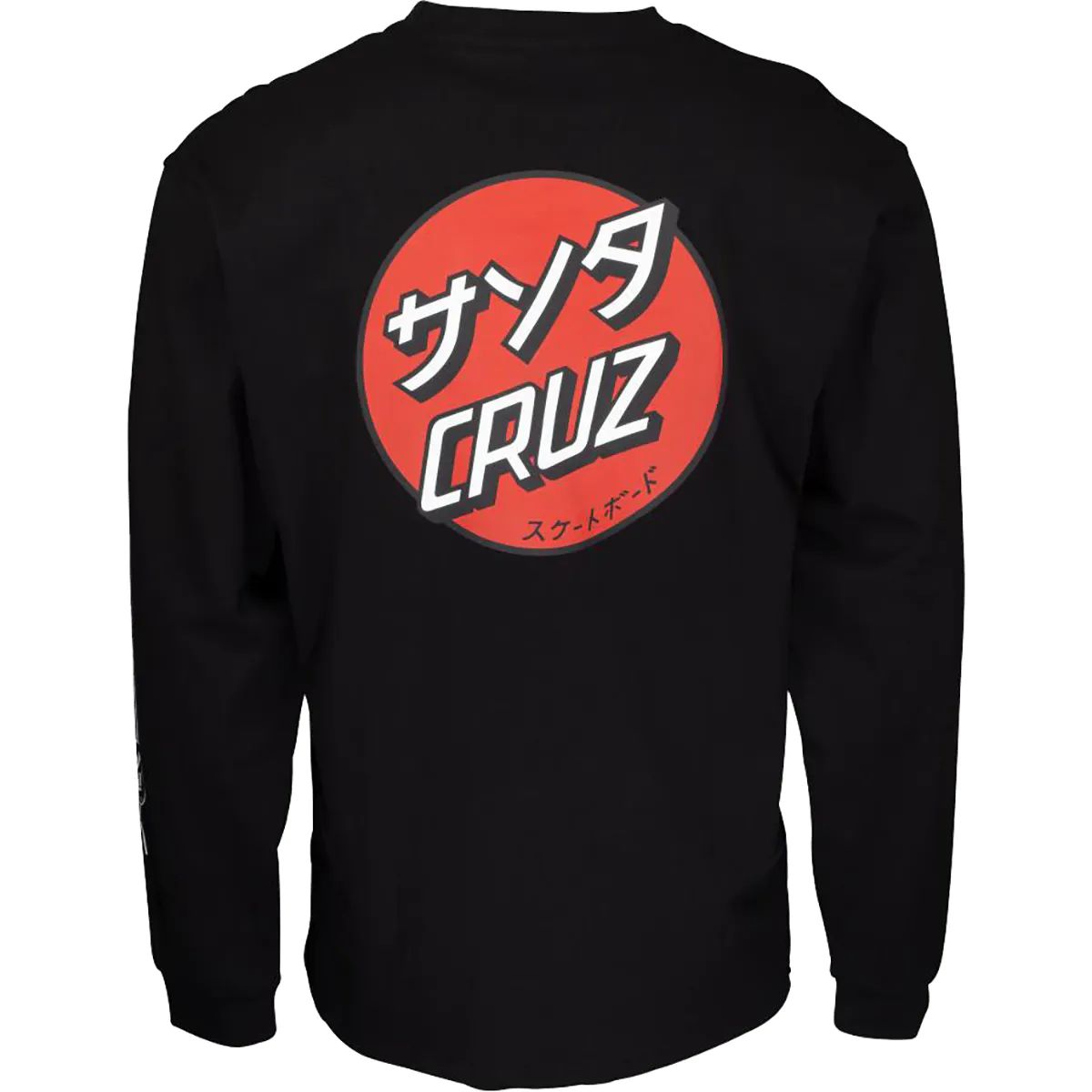 Santa Cruz Mixed Up Dot Long Sleeve T Shirt - Black