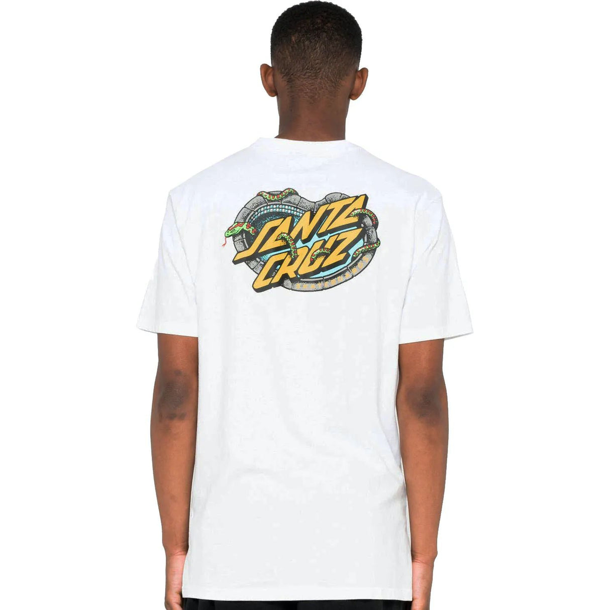 Santa Cruz Pool Snakes T Shirt - White