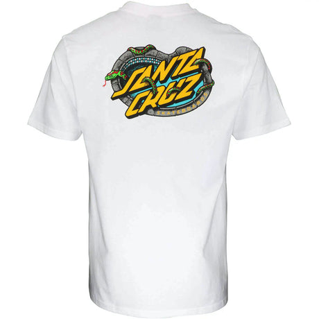 Santa Cruz Pool Snakes T Shirt - White