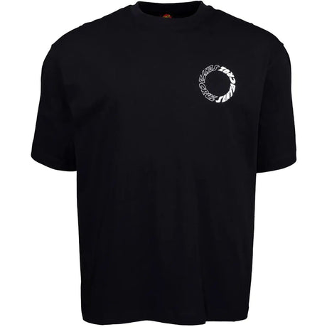 Santa Cruz Scream Ying Yang Ring T Shirt - Black