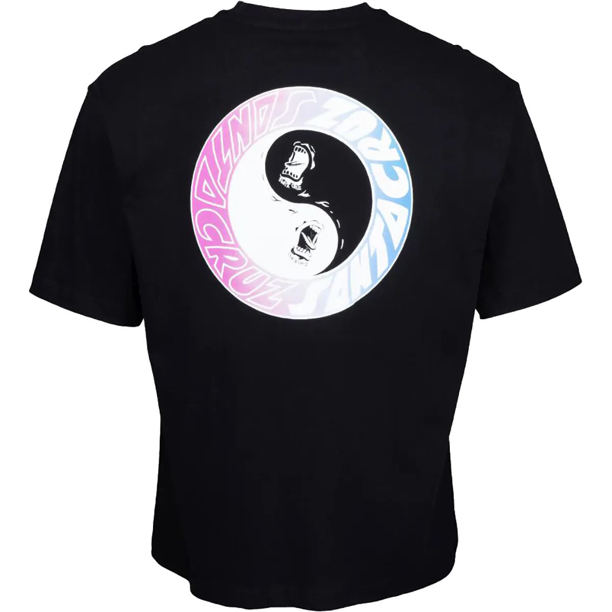 Santa Cruz Scream Ying Yang Ring T Shirt - Black