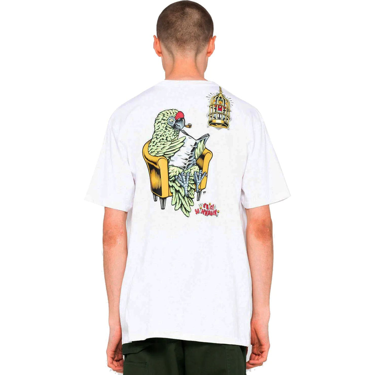 Santa Cruz Winkowski Birdcage T Shirt - White