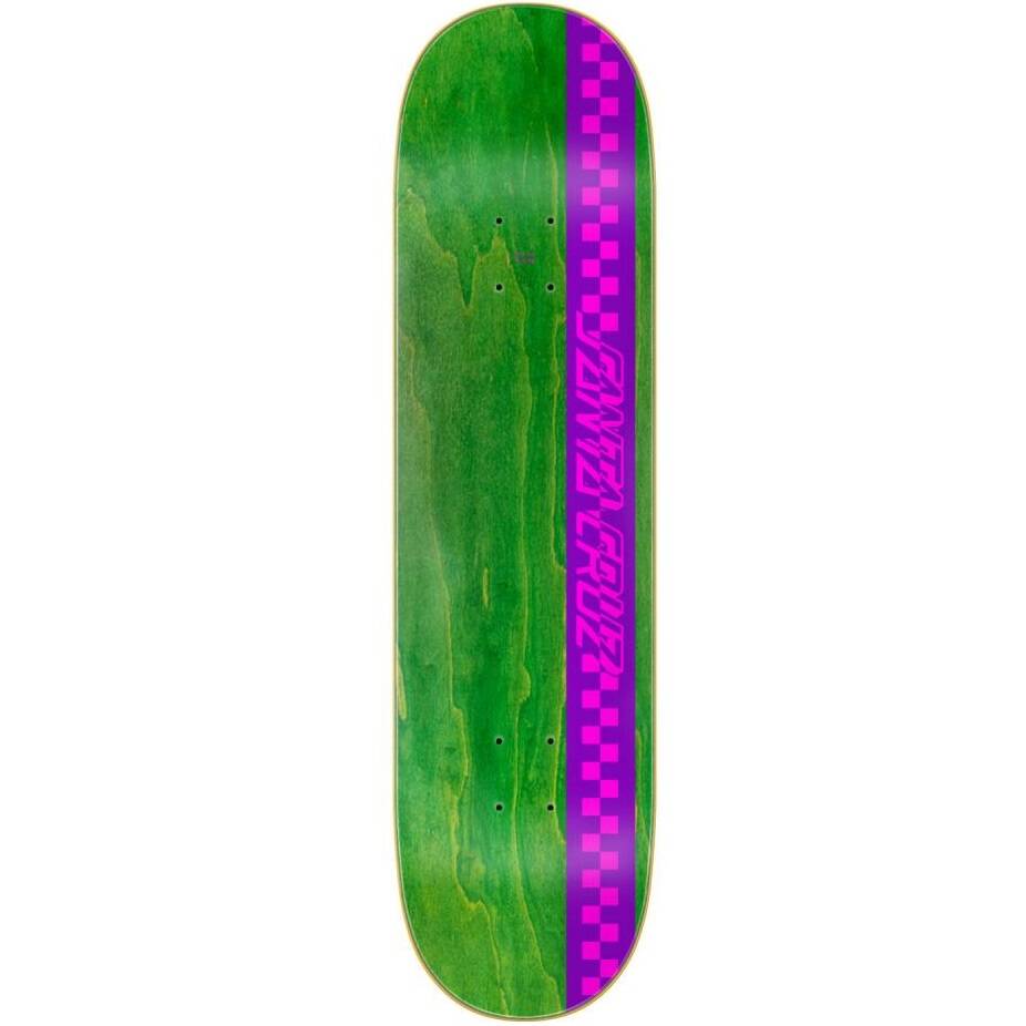 Santa Cruz Flame Dot Check Skateboard Deck - 8"