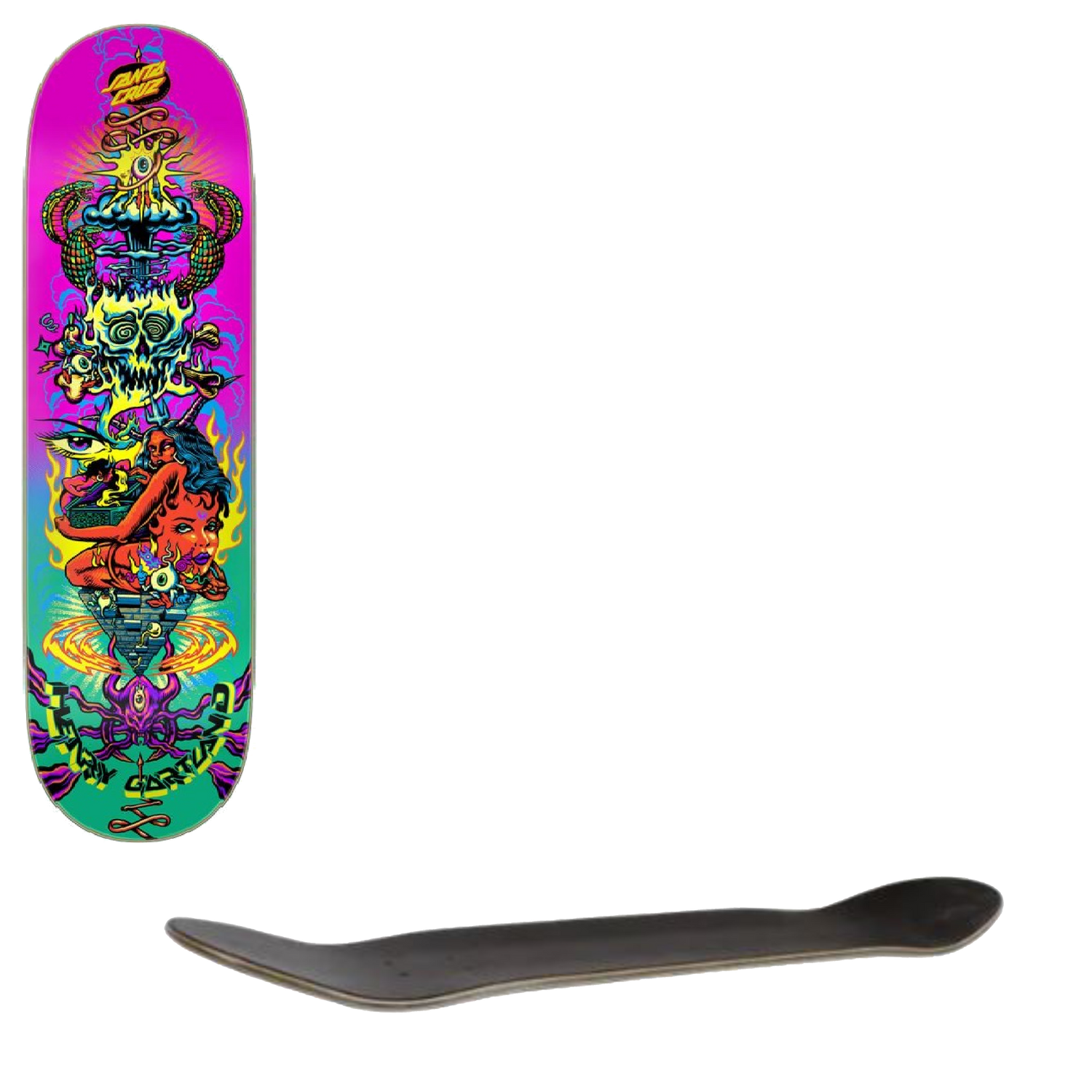 Santa Cruz Gartland Sweet Dreams Skateboard Deck - 8.28"