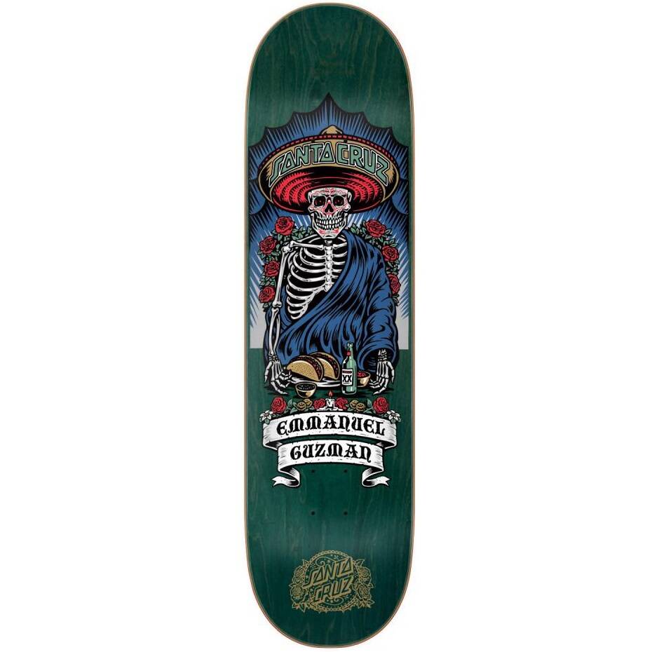 Santa Cruz Guzman Dine With Me Skateboard Deck - 8.27"