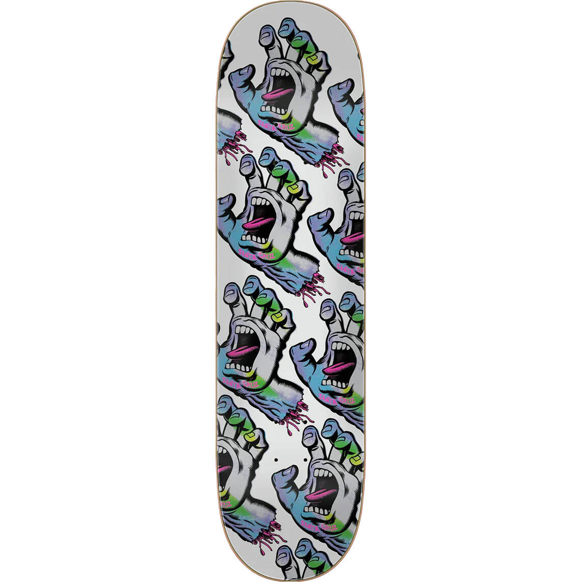 Santa Cruz Holo Screaming Hand Skateboard Deck - 8.25"