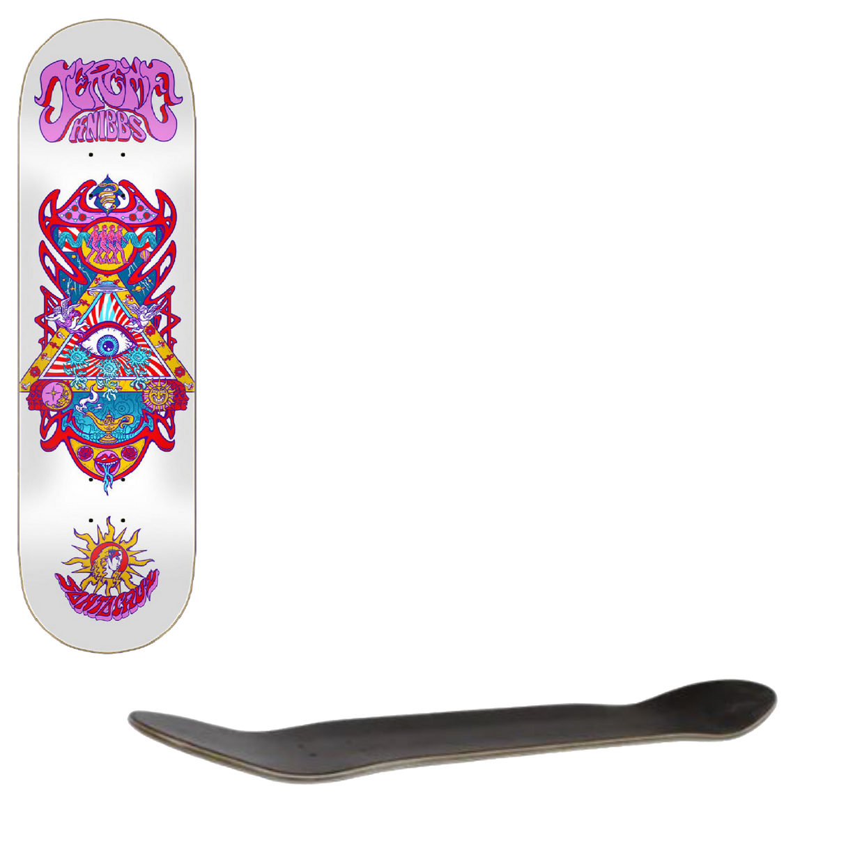 Santa Cruz Knibbs Mind's Eye Skateboard Deck - 8.25"