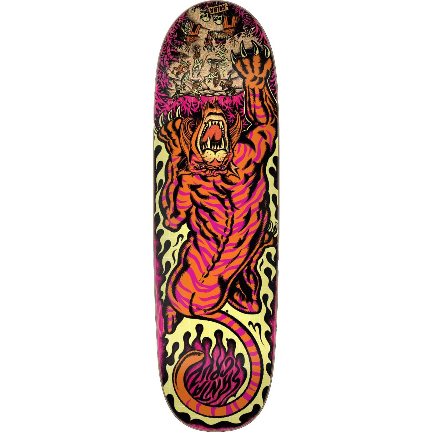 Santa Cruz Salba Tiger Pop VX Skateboard Deck - 9.25"