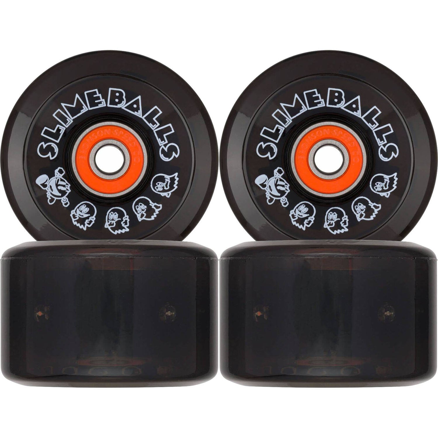 Santa Cruz Slime Balls Light Up OG Slime Skateboard Wheels - Pac-Man 60mm