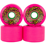 Santa Cruz Slime Balls OG Slime Skateboard Wheels - Pink 66mm