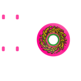 Santa Cruz Slime Balls OG Slime Skateboard Wheels - Pink 66mm