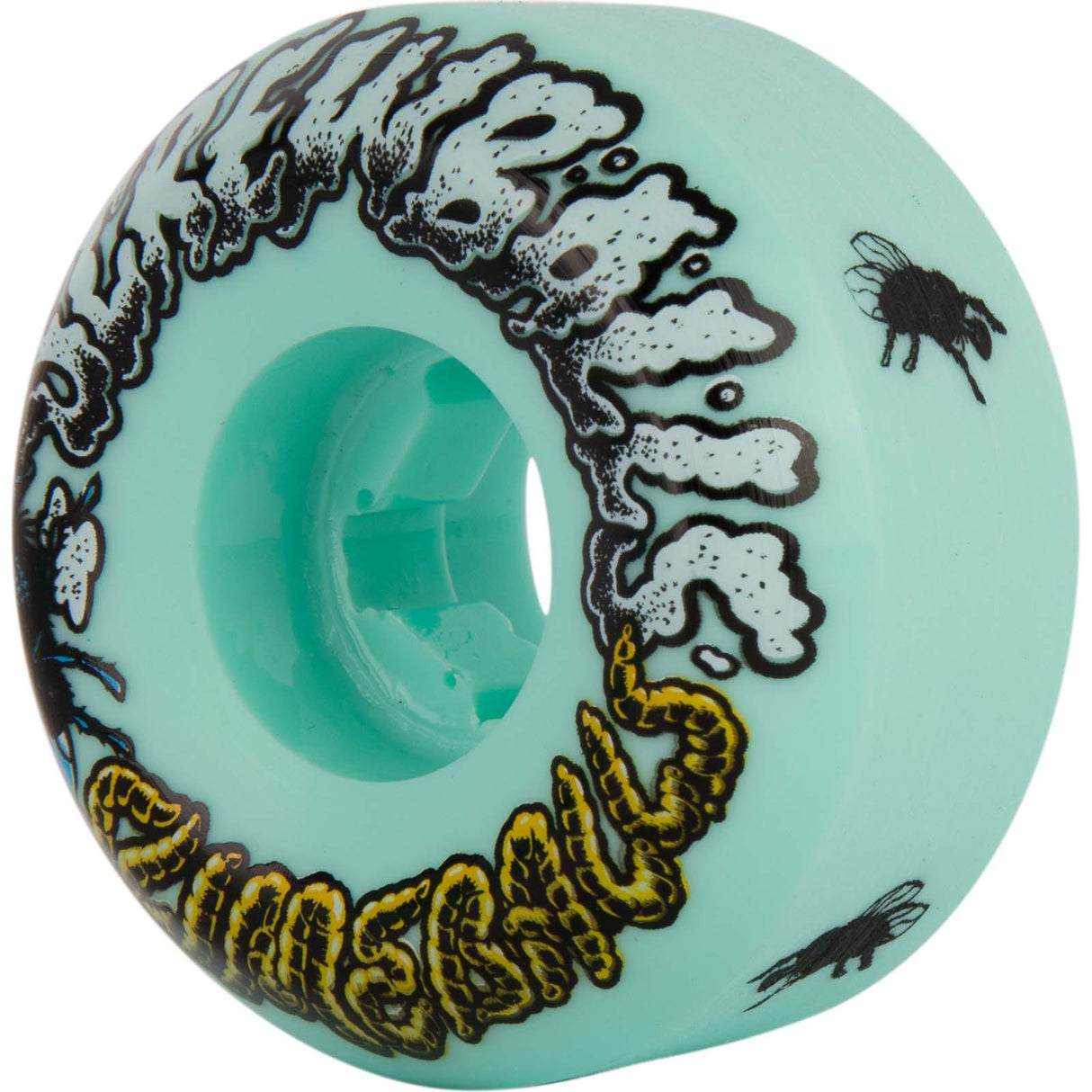 Santa Cruz Slime Balls Screw Balls Speed Balls Skateboard Wheels - Green 53mm