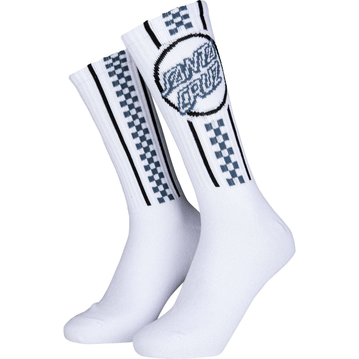 Santa Cruz Breaker Opus Dot Socks - White
