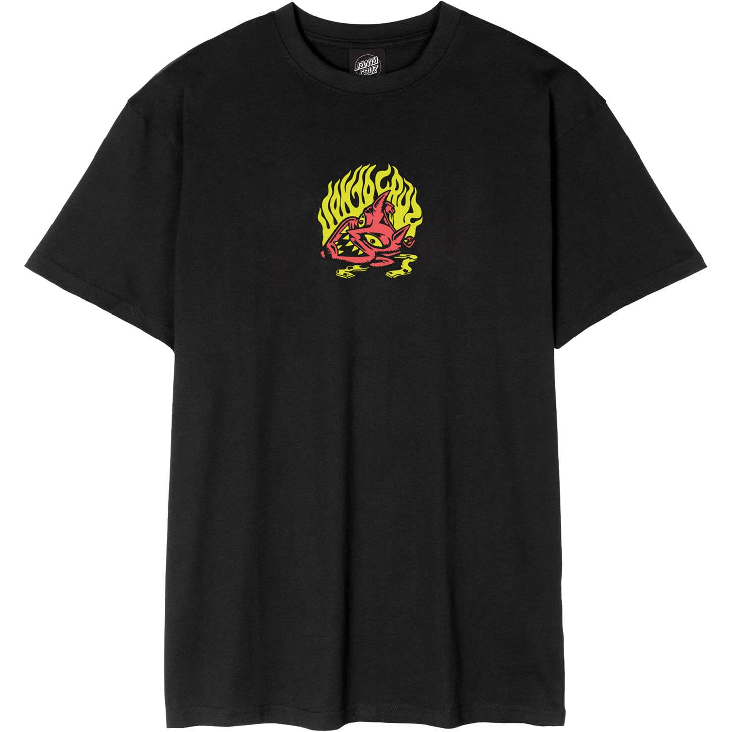 Santa Cruz Delfino Devil Mask T Shirt - Black
