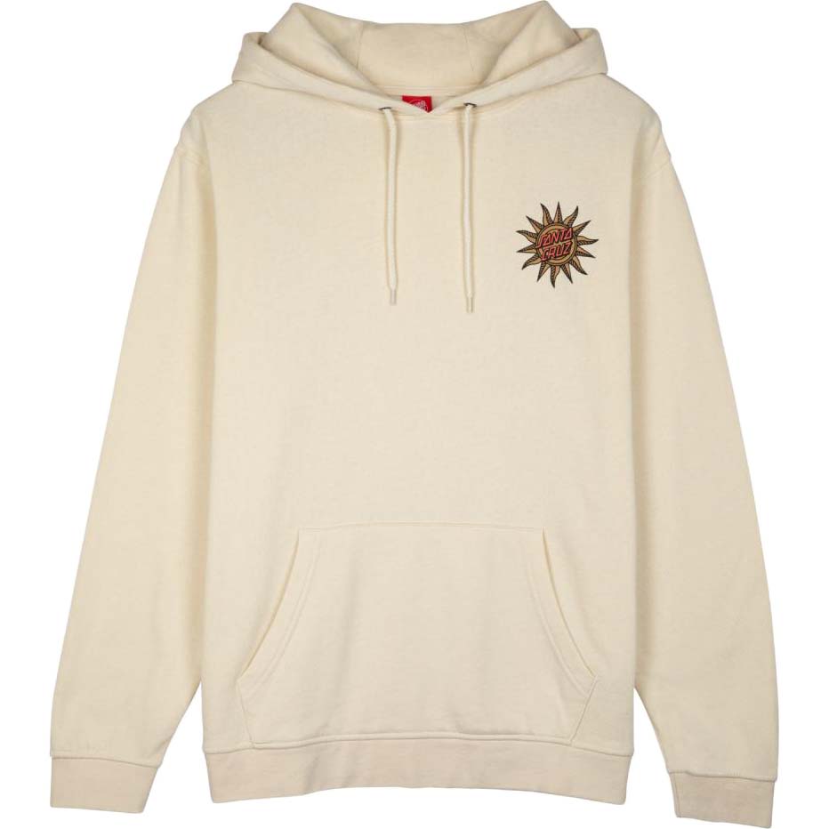 Santa Cruz Delfino Tarot Hoodie - Natural Acid Wash