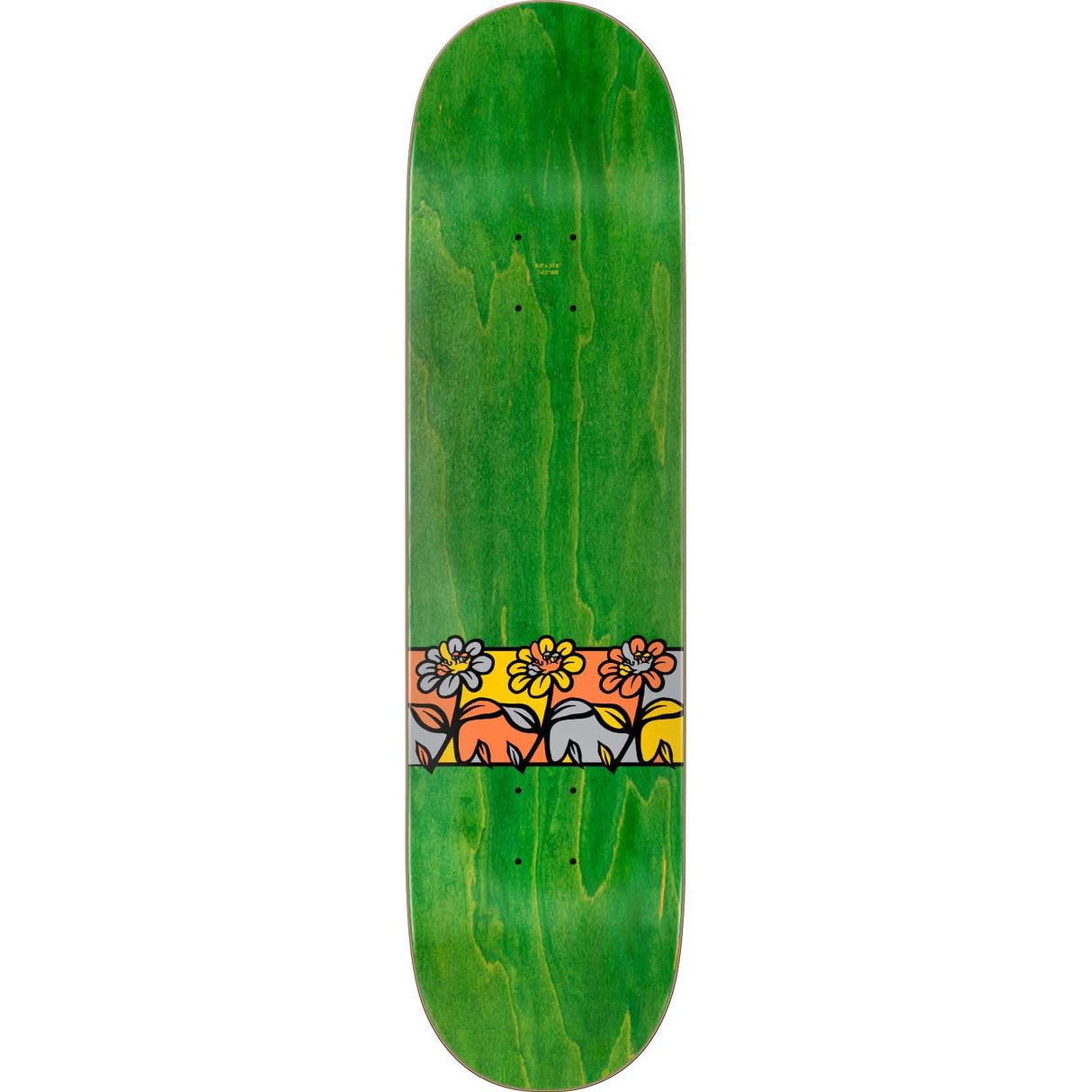 Santa Cruz Flower Crew Pro Skateboard Deck - Delfino 8"