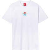 Santa Cruz Johnson Danger Zone 2 T Shirt - White