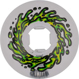 Santa Cruz Slime Balls Mirror Vomits Skateboard Wheels - Clear 53mm