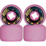 Santa Cruz Slime Balls Natas Kaupas Panther Vomits Skateboard Wheels - Pink 60mm
