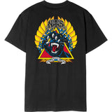 Santa Cruz Natas Screaming Panther T Shirt - Black