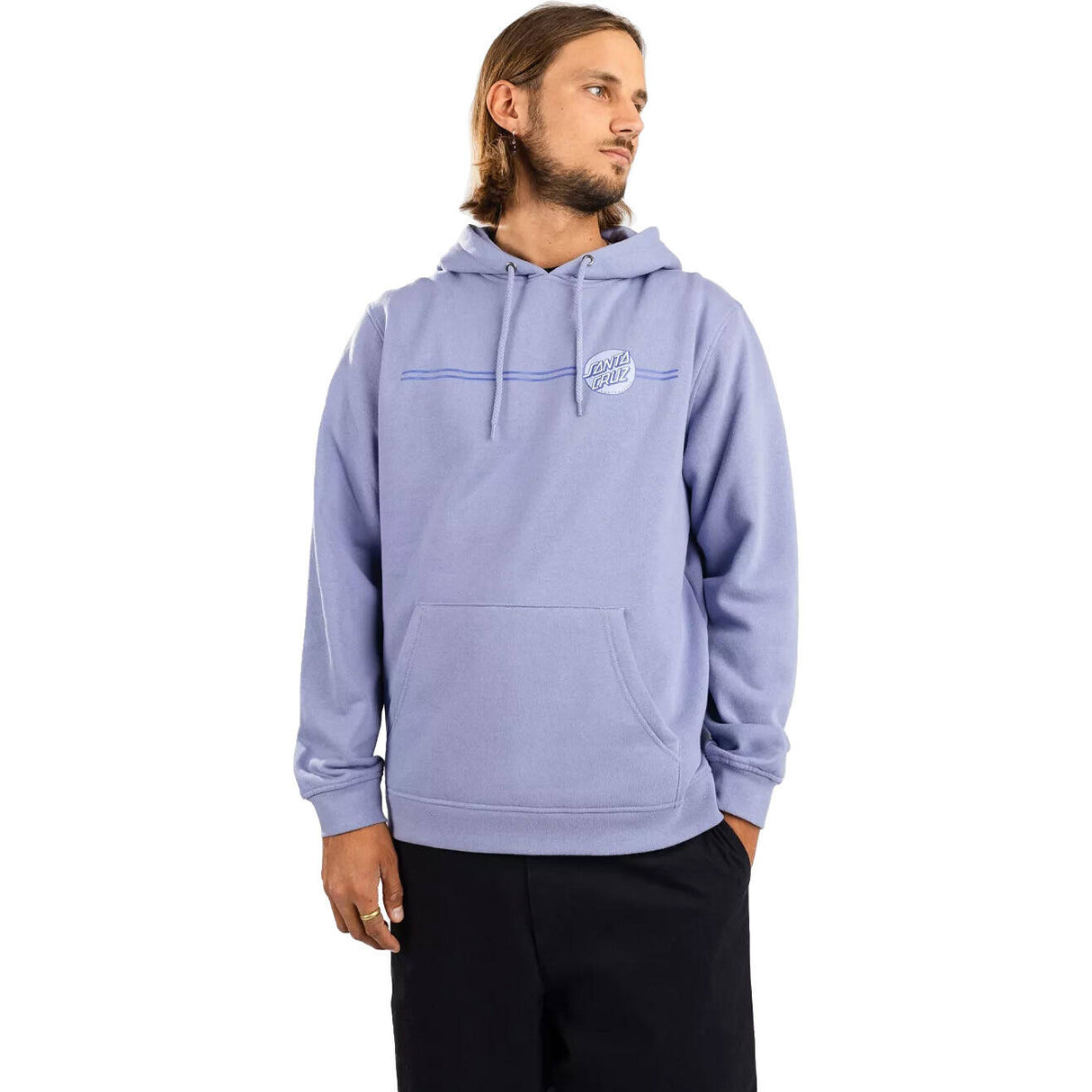 Santa Cruz Other Dot Stripe Hoodie - Iris Blue