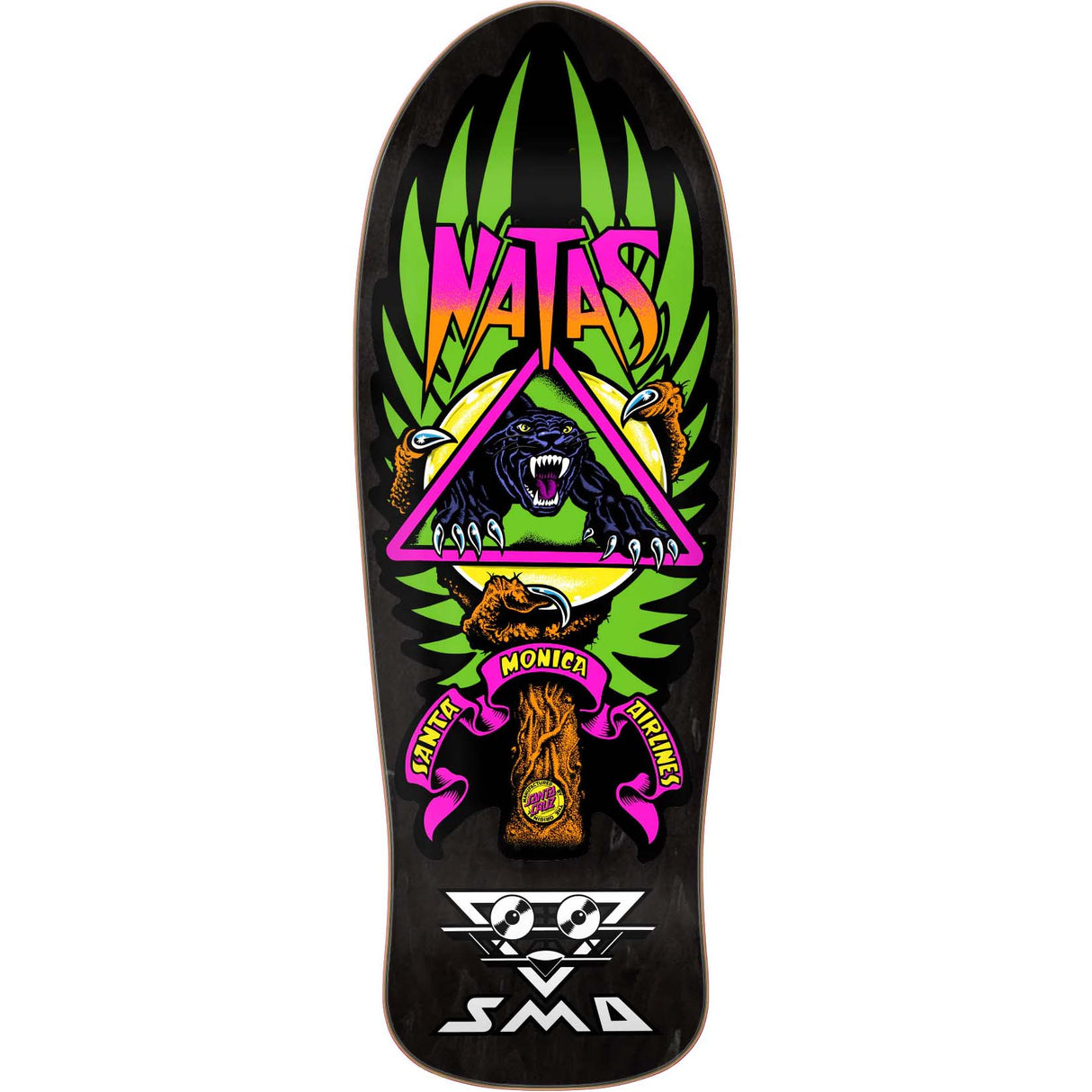 Santa Cruz Panther Lenticular Skateboard Deck - Natas 10.54"