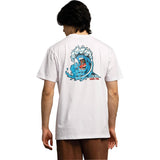 Santa Cruz Screaming Wave T Shirt - White