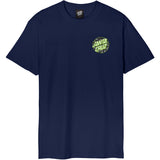 Santa Cruz Vivid Slick Dot T Shirt - Midnight Blue