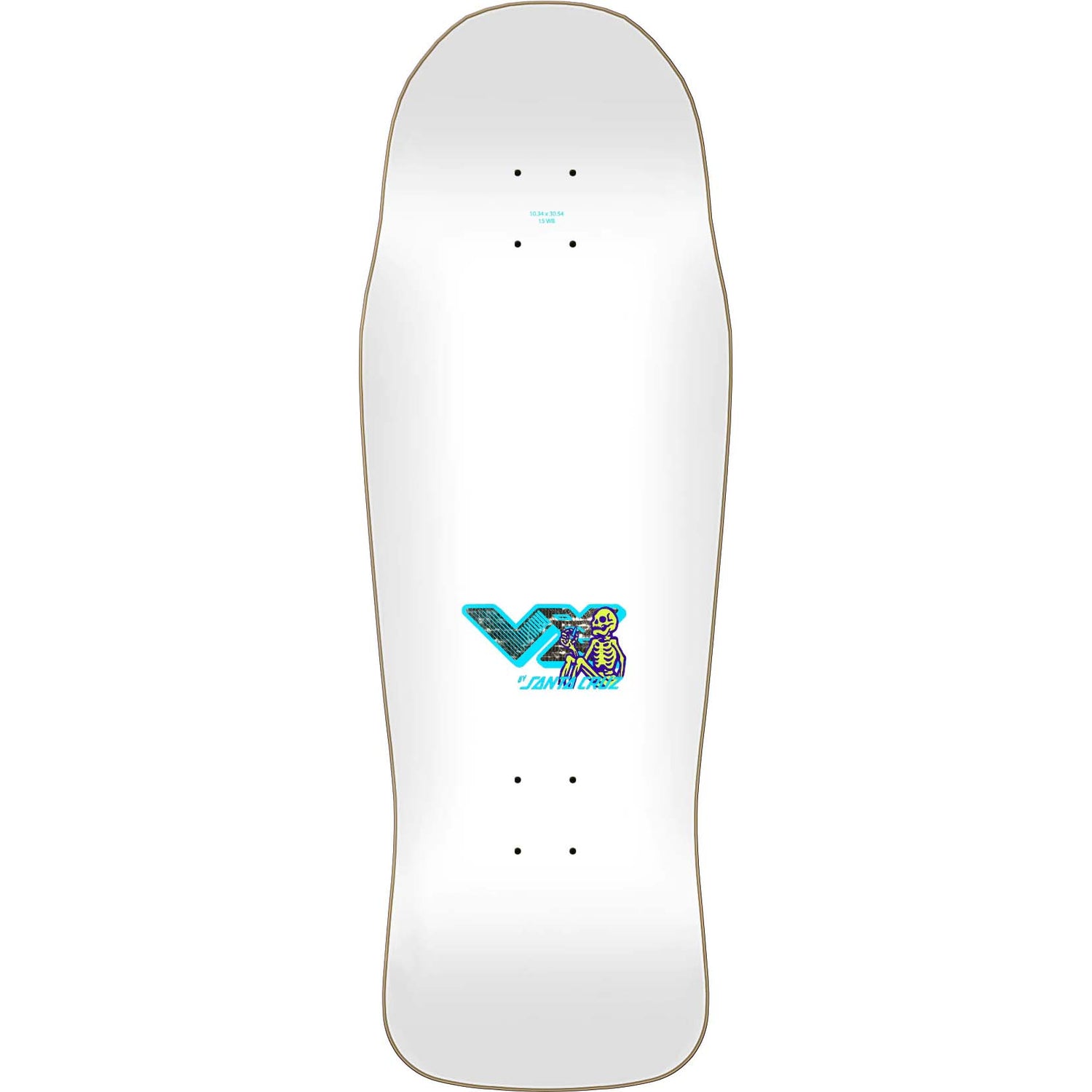 Santa Cruz VX Dope Planet Skateboard Deck - Winkowski 10.34"