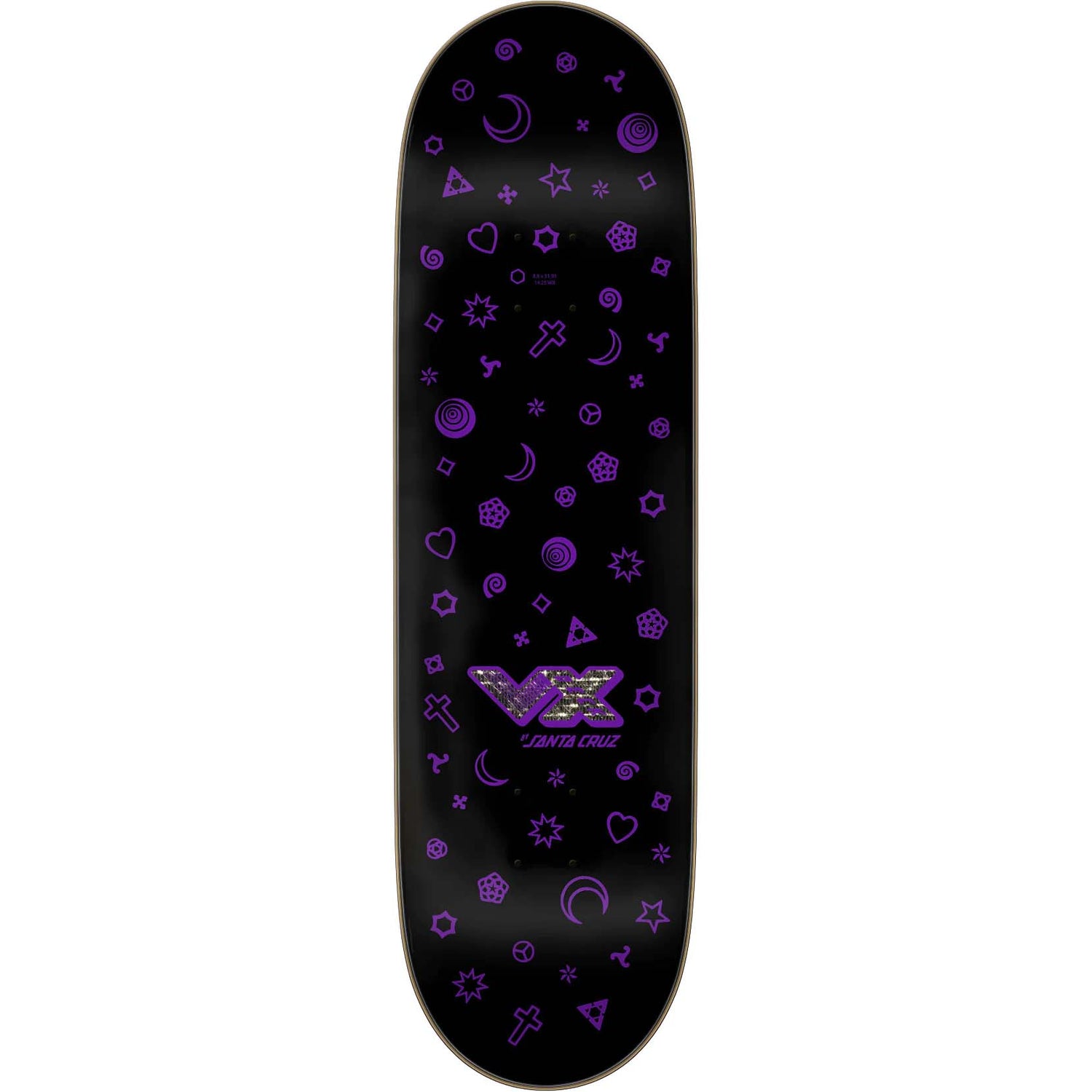 Santa Cruz VX Resurrection Skateboard Deck - Salba 8.8"
