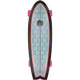 Santa Cruz Wave Dot Mushroom Splice Shark Cruiser Complete - 9" x 29.7"