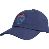 Santa Cruz Dissect Dot Strapback Cap - Midnight Blue