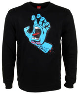 Santa Cruz Screaming Hand Crewneck -  Black