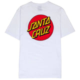 Santa Cruz Classic Dot Womens T Shirt - White