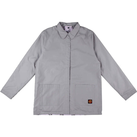 Santa Cruz Wall Hand Reversible Womens Jacket - Silver