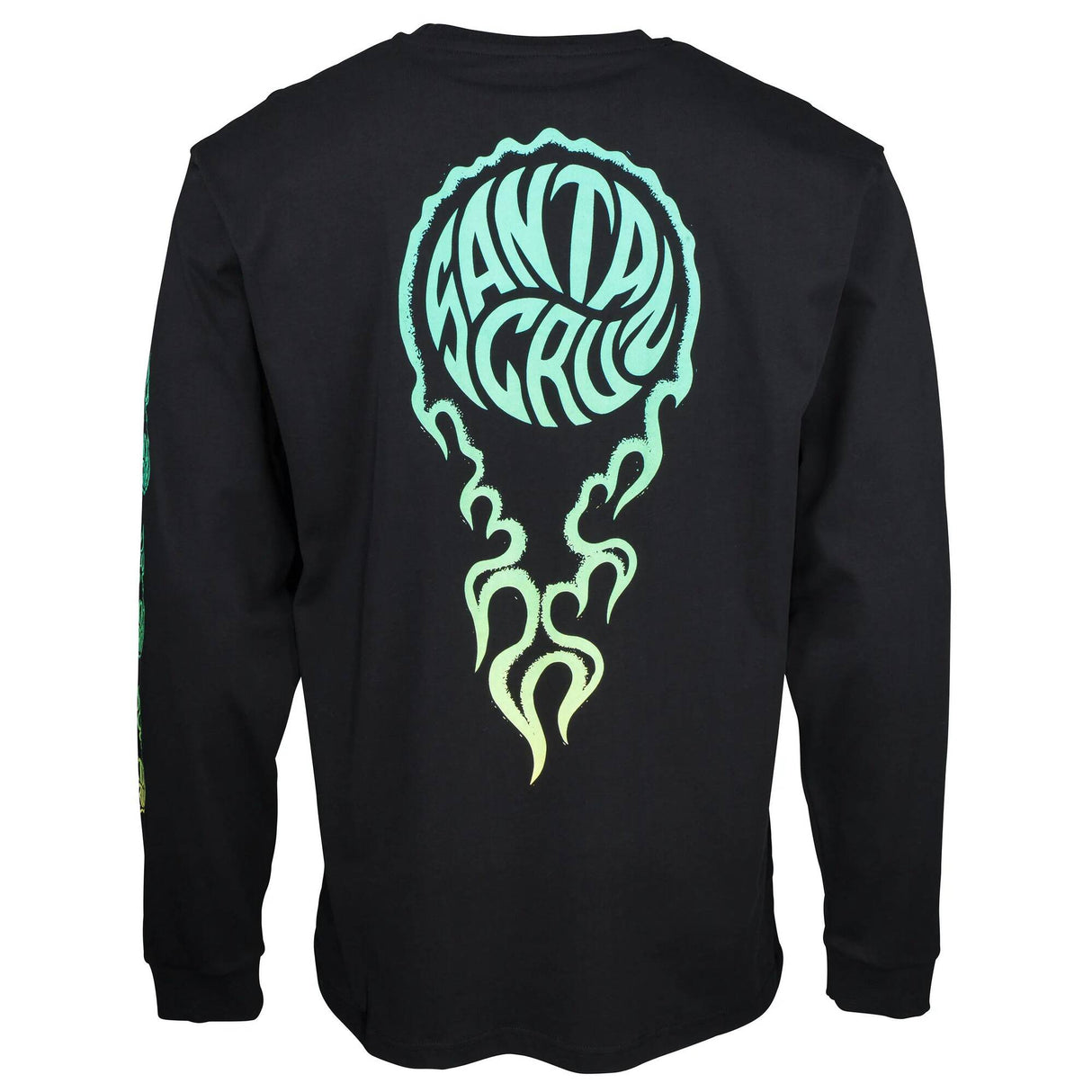 Santa Cruz Mako Long Sleeve T Shirt - Black
