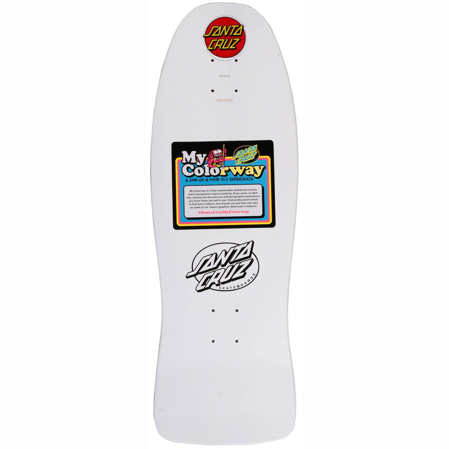 Santa Cruz My Colourway Kendall End of the World Reissue Skateboard Deck - 10''