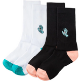 Santa Cruz Mini Hand Womens Socks - Assorted (2-Pack)