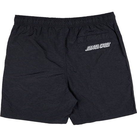 Santa Cruz Cosmic Bone Hand Swimming Shorts - Black