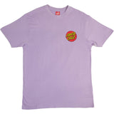 Santa Cruz Classic Dot Chest T Shirt - Digital Lavender
