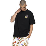 Santa Cruz Grid Delta Dot T Shirt - Black
