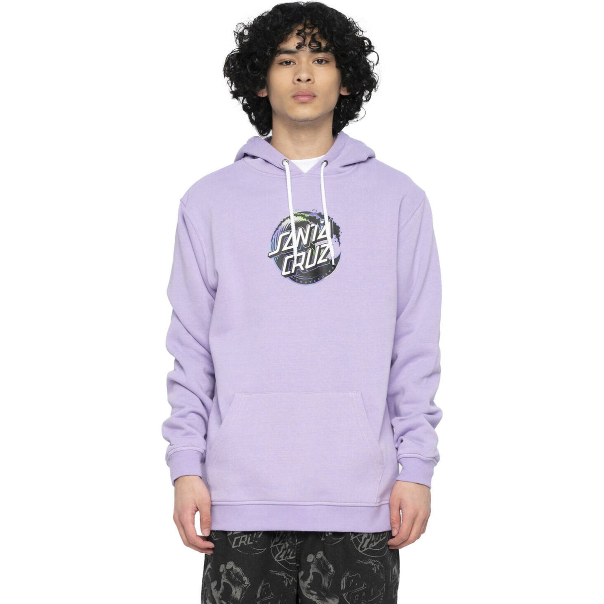Santa Cruz Holo Wave Dot Hoodie - Digital Lavender