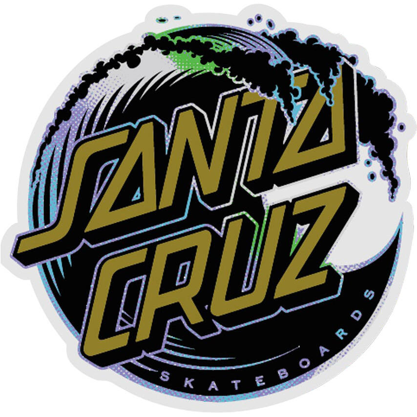 Santa Cruz Holo Wave Dot Sticker