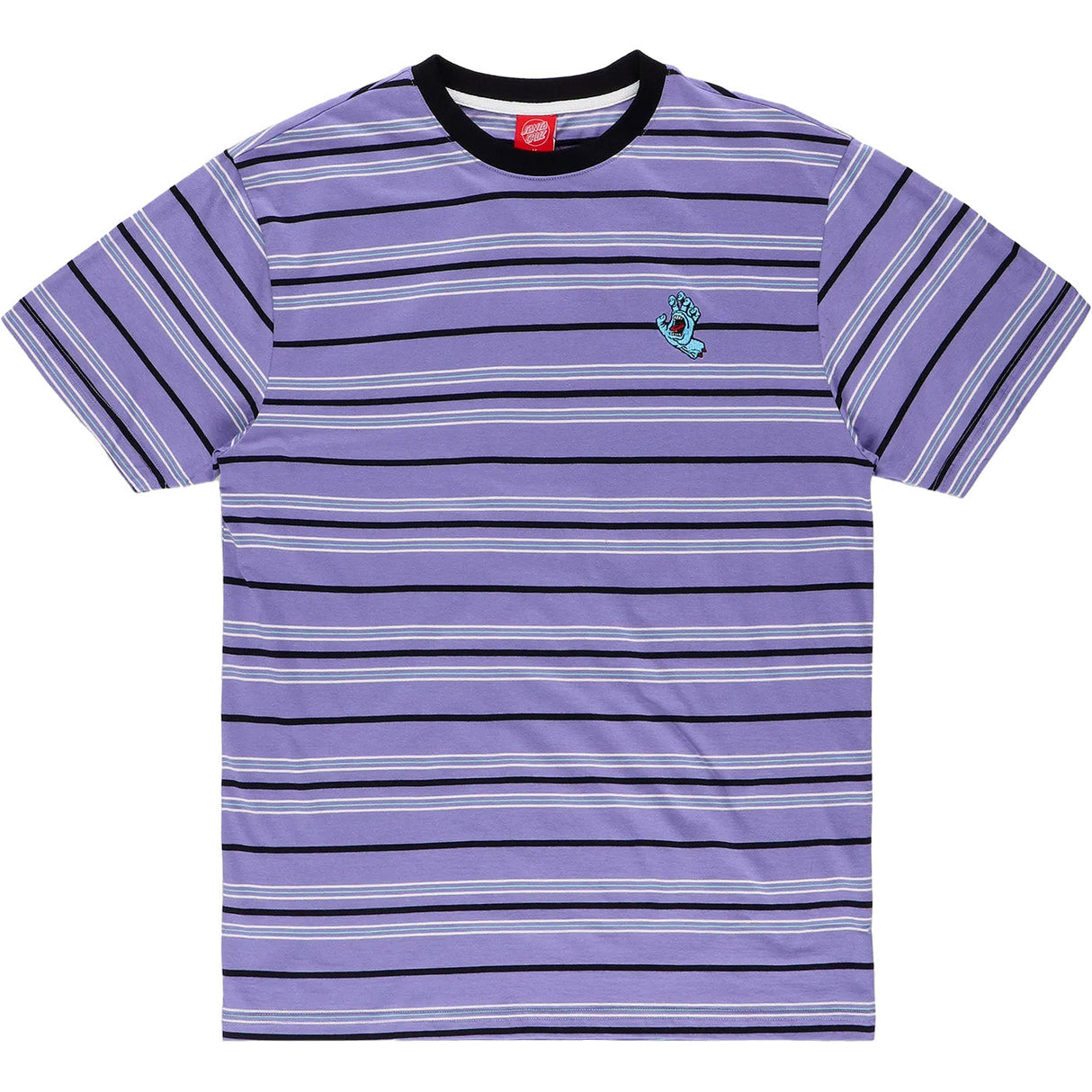 Santa Cruz Mini Hand Stripe T Shirt - Digital Lavender