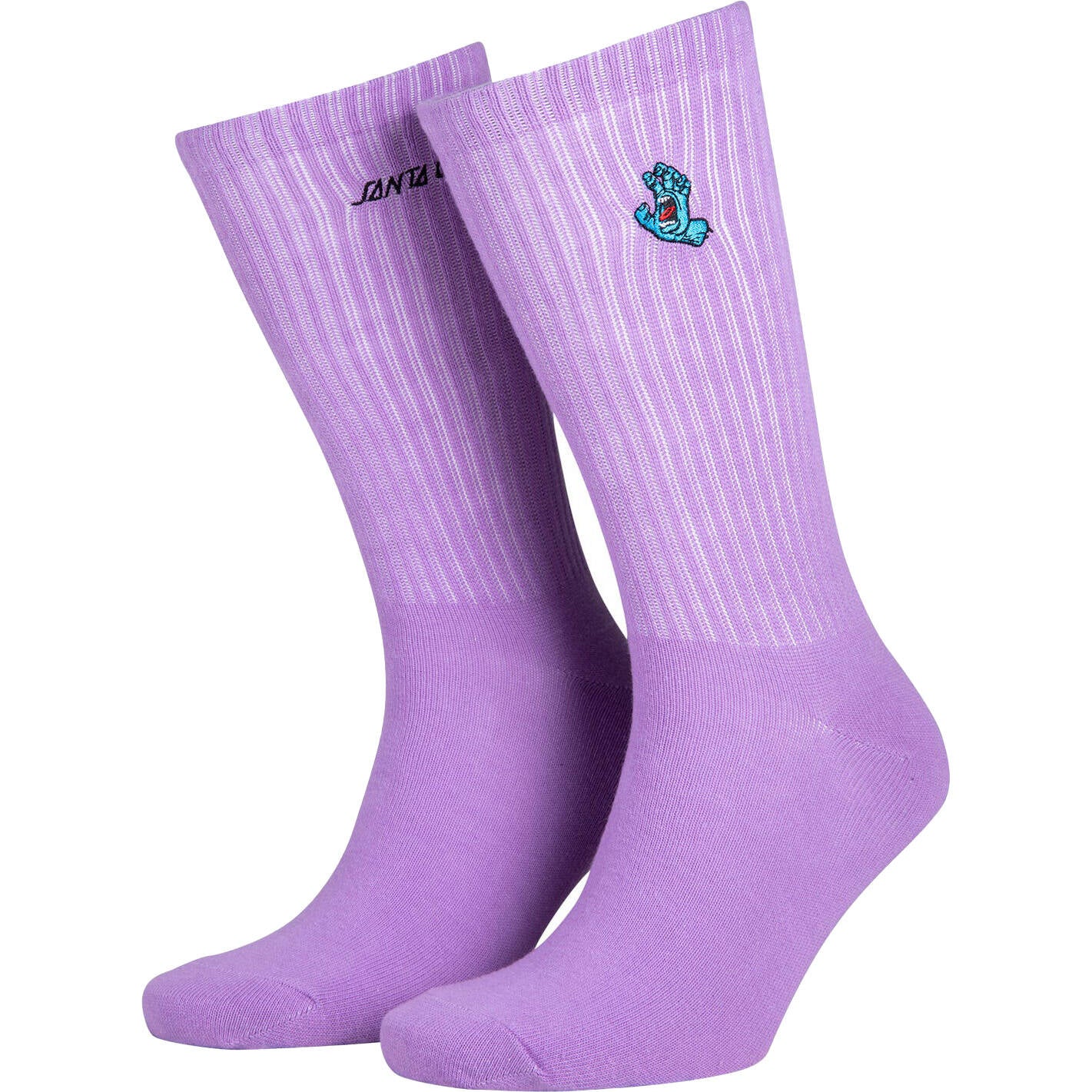 Santa Cruz Screaming Mini Hand Socks - Digital Lavender
