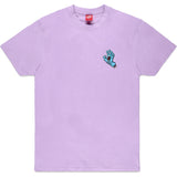 Santa Cruz Screaming Hand Chest T Shirt - Digital Lavender