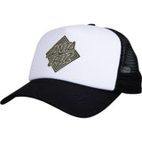 Santa Cruz Solitaire Dot Meshback - White